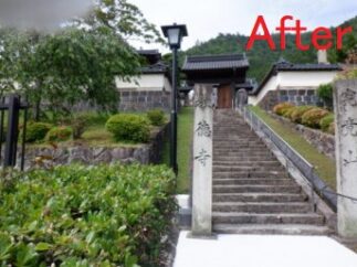 K寺街灯設置工事(生野町)