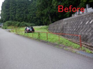 足立様邸　駐車場造成整備工事