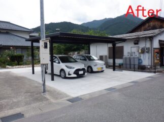 中島様邸　駐車場整備工事(生野町)