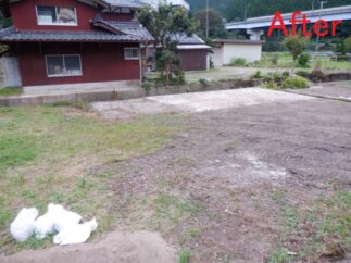 朝来市　木原様邸　資機材庫解体工事