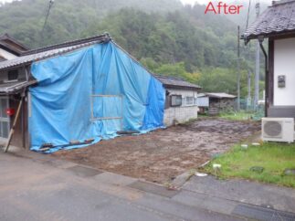朝来市　藤本様邸解体工事