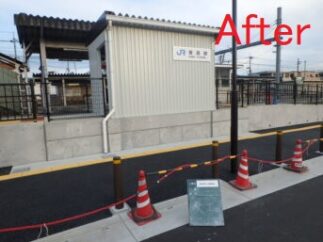 JR香呂駅　上屋新築工事（姫路市）