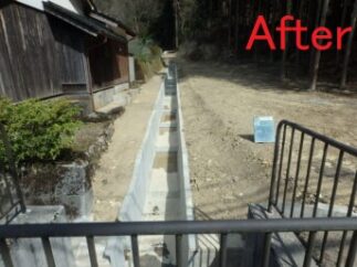 万日谷川河川災害復旧工事(生野町)