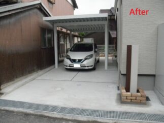 朝来市　都倉様邸外構工事