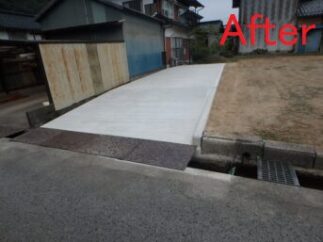 M様邸　舗装工事(山東町)