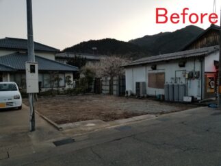 中島様邸　駐車場整備工事(生野町)