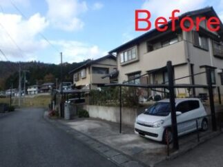 T様邸　フェンス設置工事(和田山町)
